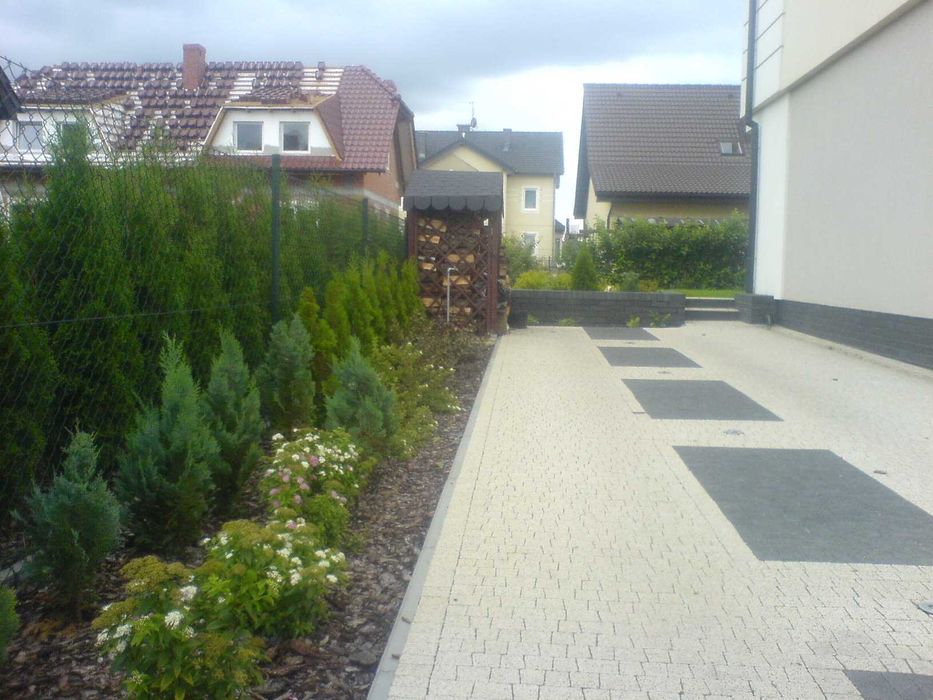Brukarstwo, Bruki, Układanie kostki, Zakładanie ogrodów
