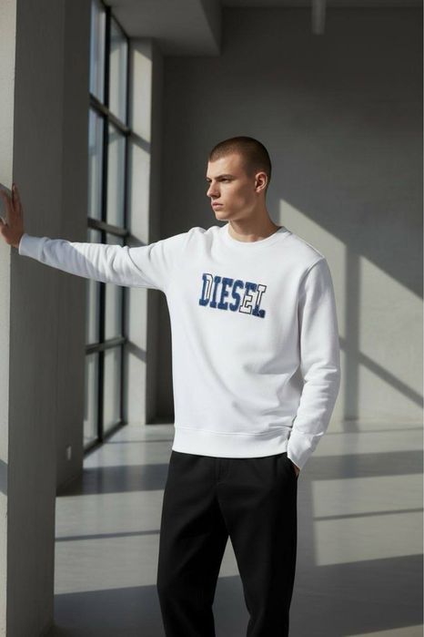 Чловічий світшот батнік тринитка diesel balenciaga dsquared2