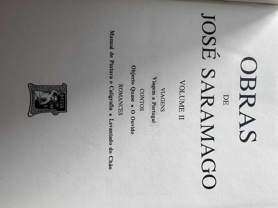 Obras de José Saramago em Papel Bíblia Assinado pelo o autor
