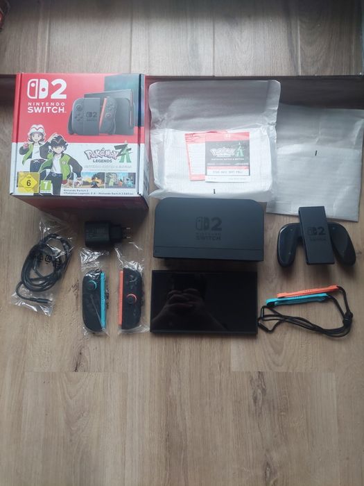 Nintendo Switch 2 Black + Pokémon | Gwarancja | Idealny stan