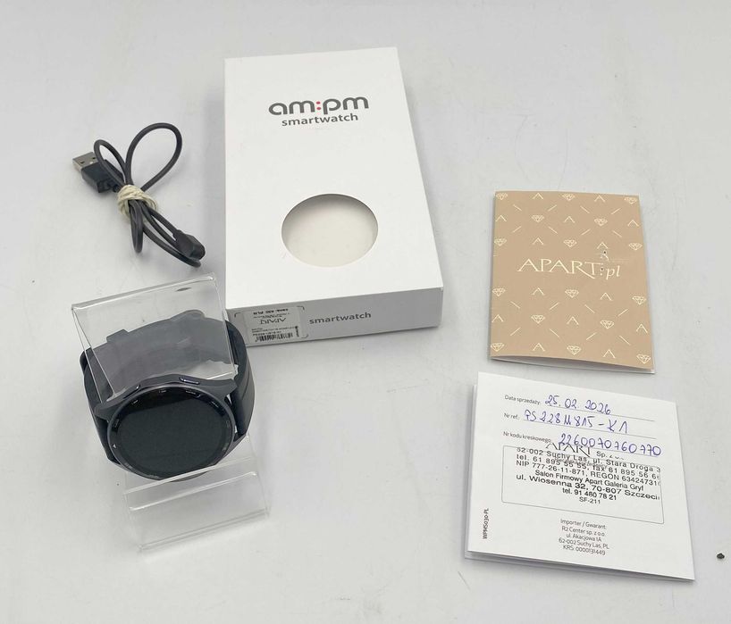 Smartwatch AMPM PS228 +ładowarka+pudełko