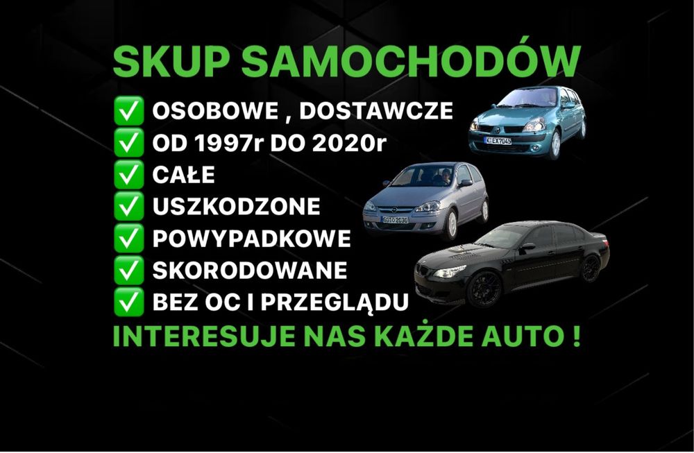 *** SKUP AUT *** Wieluń Sieradz Zduńska Wola Uniejów