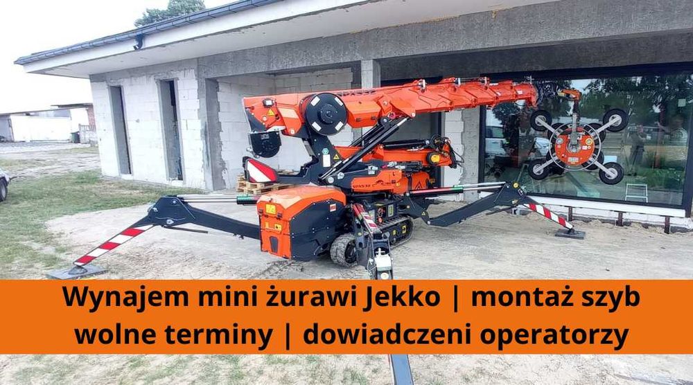 Mini żuraw Kraków | wynajem mini dźwigu | szybkie terminy