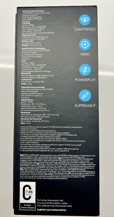 Rato Logitech G Pro X Superlight Wireless