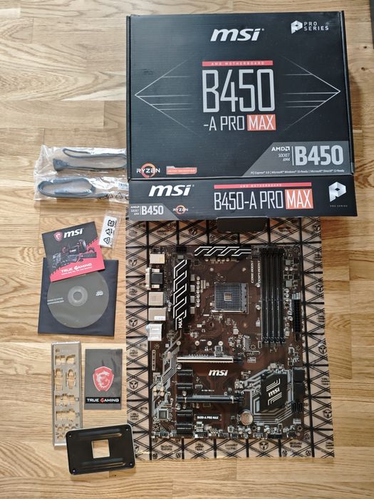 MSI B450 A Pro Max Czasami działa Uszkodzona.