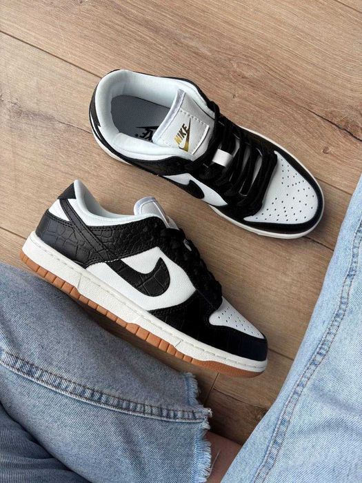 Унісекс Nike SB Dunk Low Black Croc