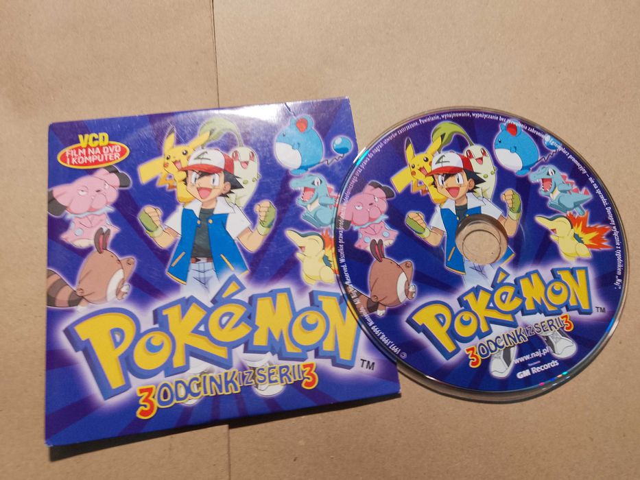 Dvd Pokemon, 3 odcinki z serii 3 bajka
