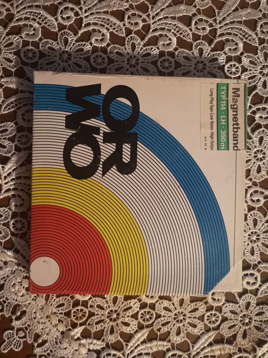 Szpula magnetofonowa orwo,nie używana, plomba