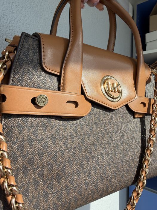 Сумка Michael  Kors  монограмна ,Carmen Logo