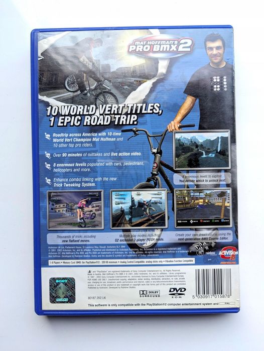 Mat Hoffman's Pro Bmx 2 Playstation 2 Ps2 Psx 3Aaa