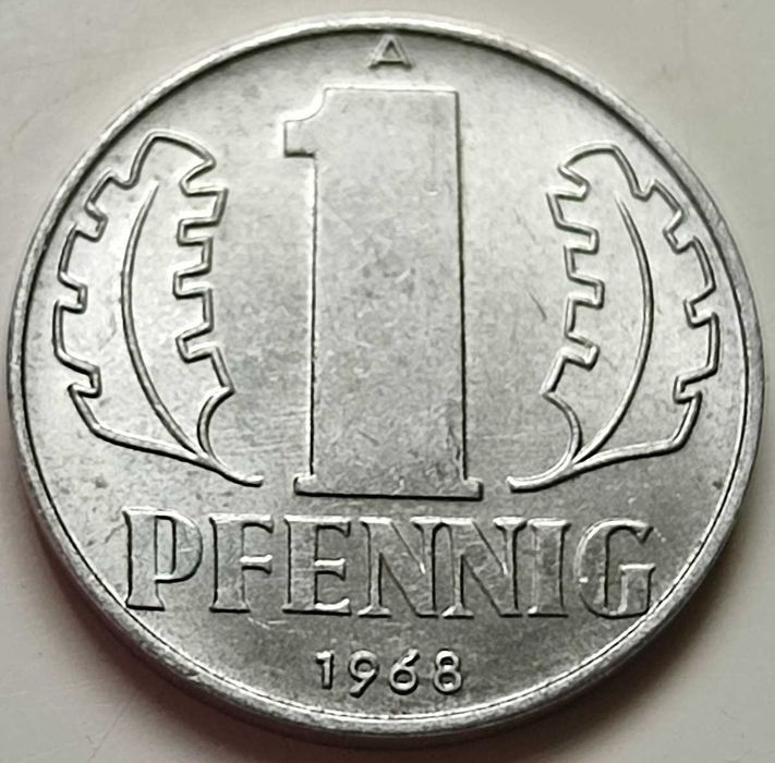 NRD Niemcy 1 Pfennig z 1968r Moneta obiegowa