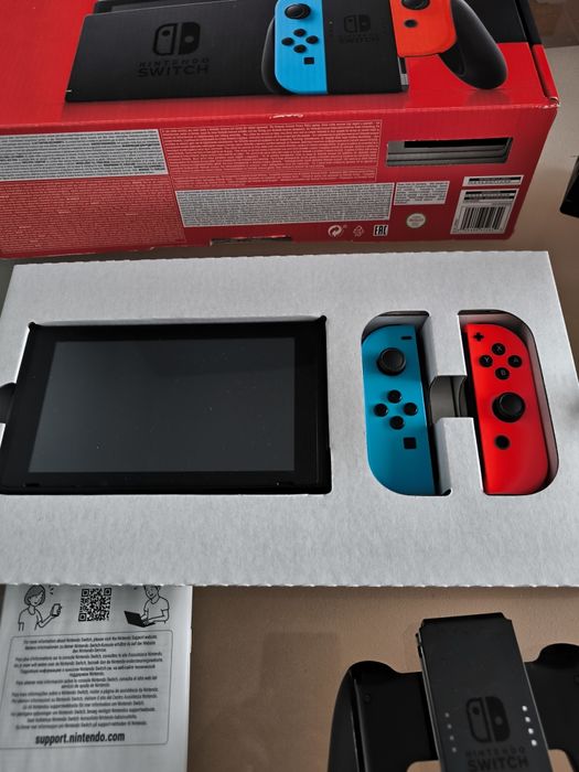 Nitendo Switch V2 cały zestaw
