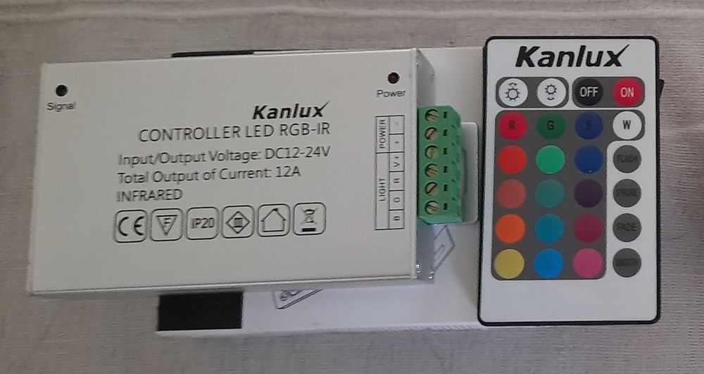 Kontroler pasków LED z pilotem Kanlux Controlled RGB-IR
