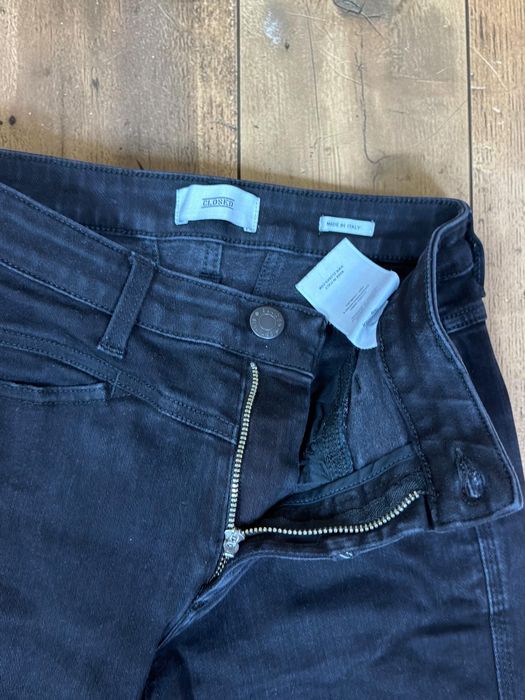 Closed Skinny Pusher roz. 26 czarne dżinsy rurki wysoki stan black high waisted premium jeans