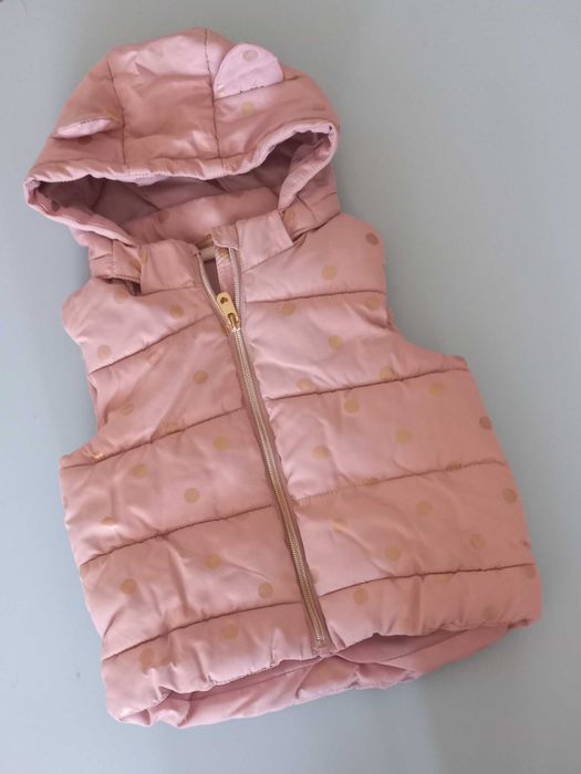 kamizelka różowa bezrękawnik h&m rozmiar 92
