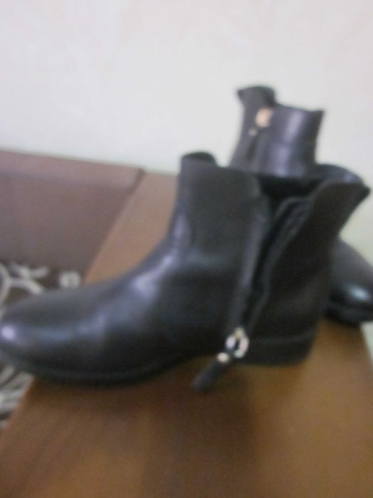 Кожаные ботинки-челси massimo dutti, р. 32 (в идеале) на девочку