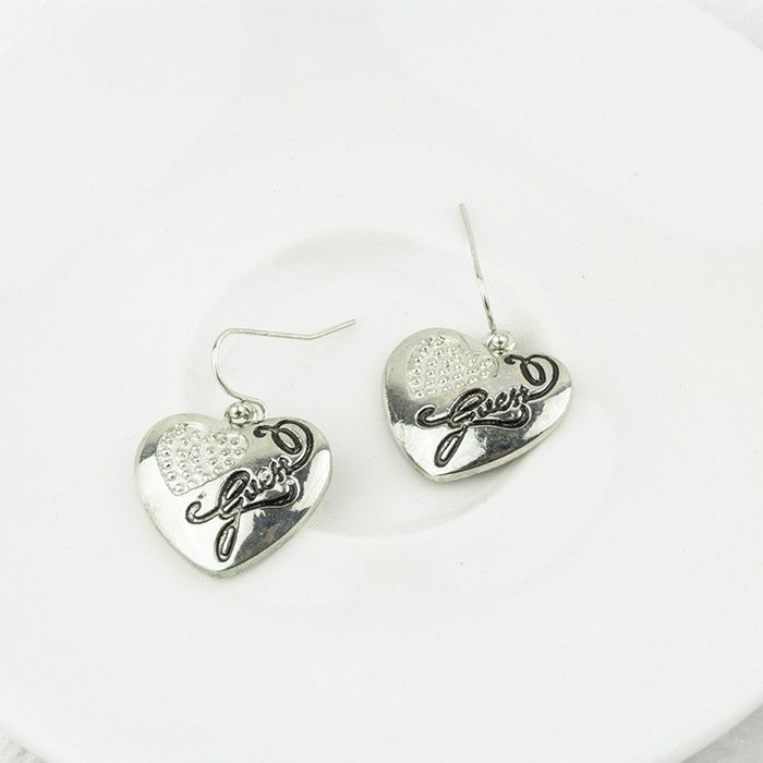 Brincos GUESS Coração Dourados ou Prateados (NOVOS) Portes Grátis