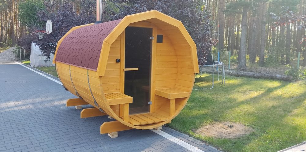 Sauna beczka ogrodowa