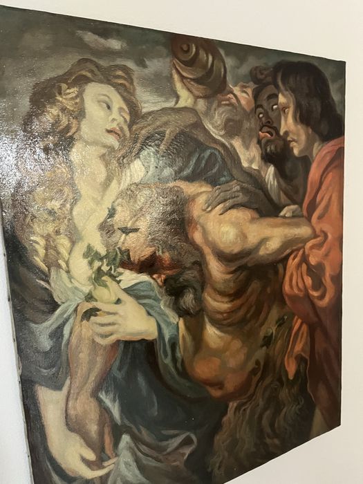 olejny na płótnie van dyck bachanalia