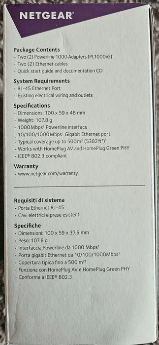 Powerline 1000 Netgear nova
