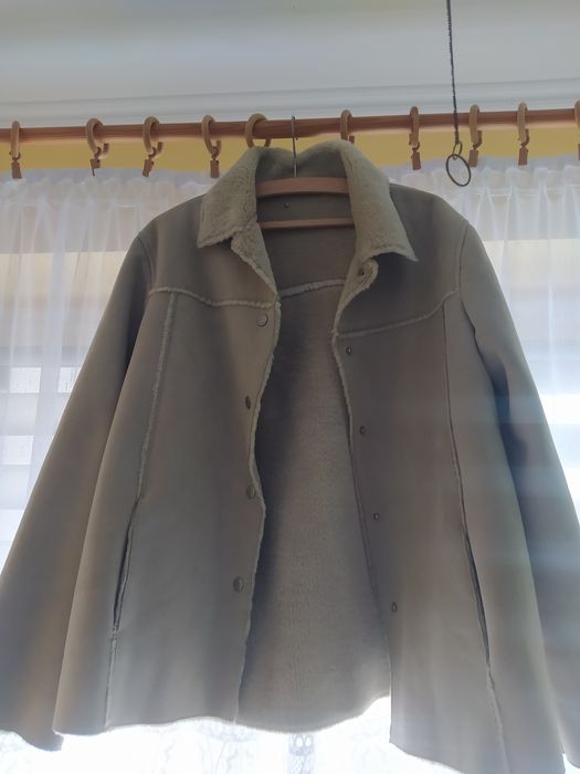 Kożuszek kremowy S/M