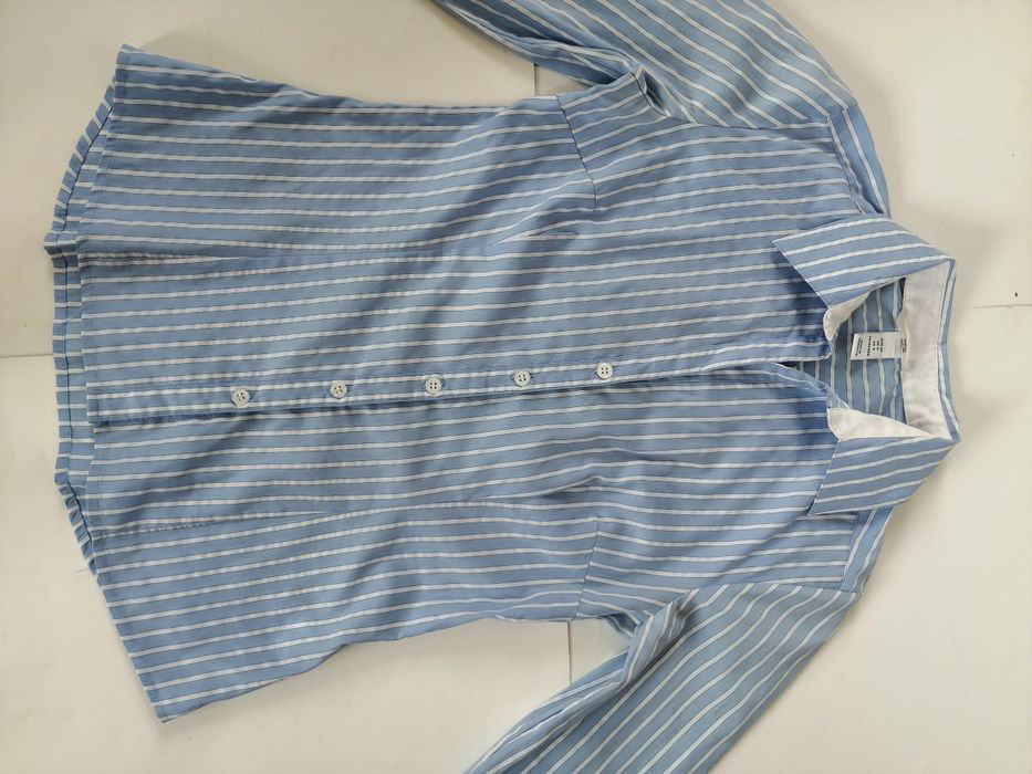 h&m koszula niebieska w pasy rozmiar 34