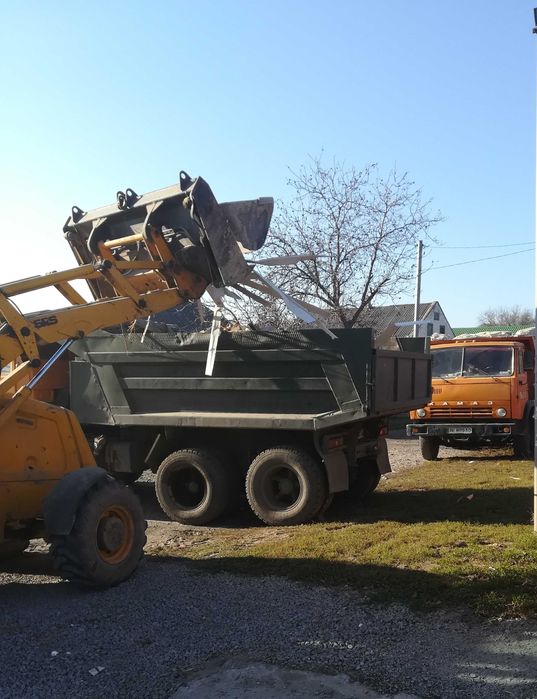 Уборка снега ЭКСКАВАТОР расчистка /  Трактор + КАМАЗ / Вывоз Снега