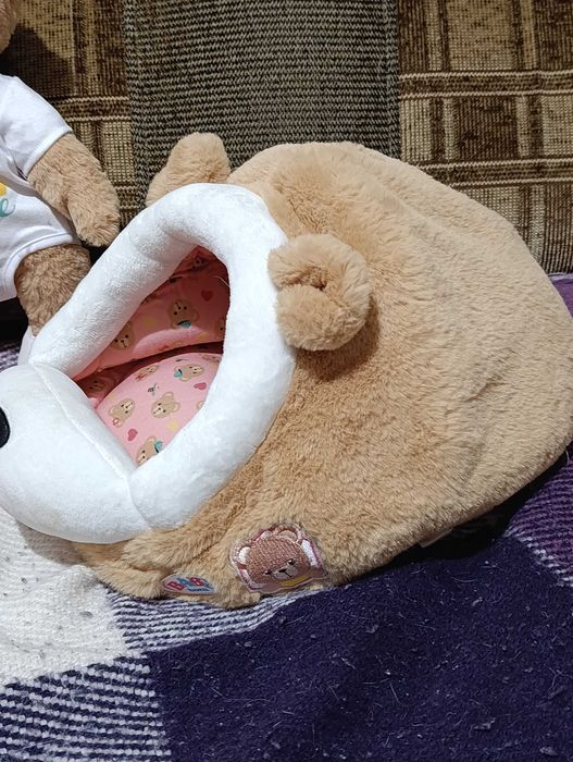 baby born бебі Борн ведмедик Тедді zapf ліжко
