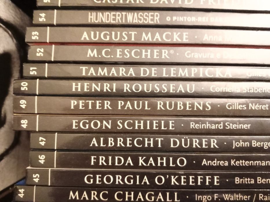 Coleção de pintores em 60 volumes