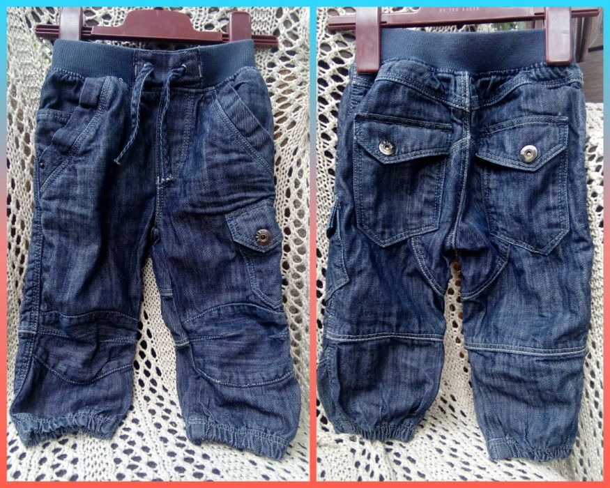 Spodnie jeansowe H&M r:96 /k5