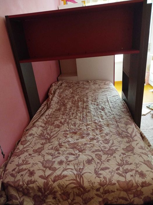 beliche duplo  com  roupeiro + roupeiro roupeiro extra + colchões