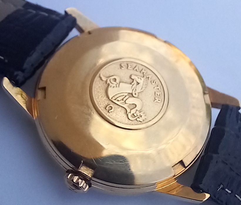 Relógio Omega Seamaster Automatico. 18 kilates ouro maciço.