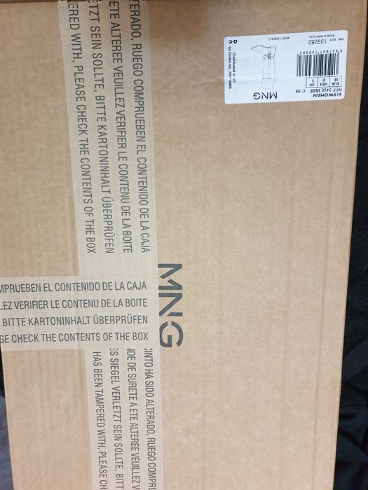 NOWE oficerki Mango skóra