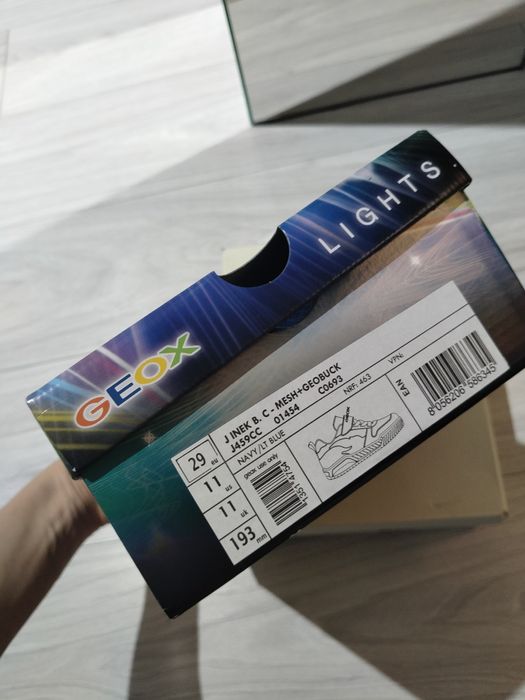 Buty świecące Geox r.29 półbuty