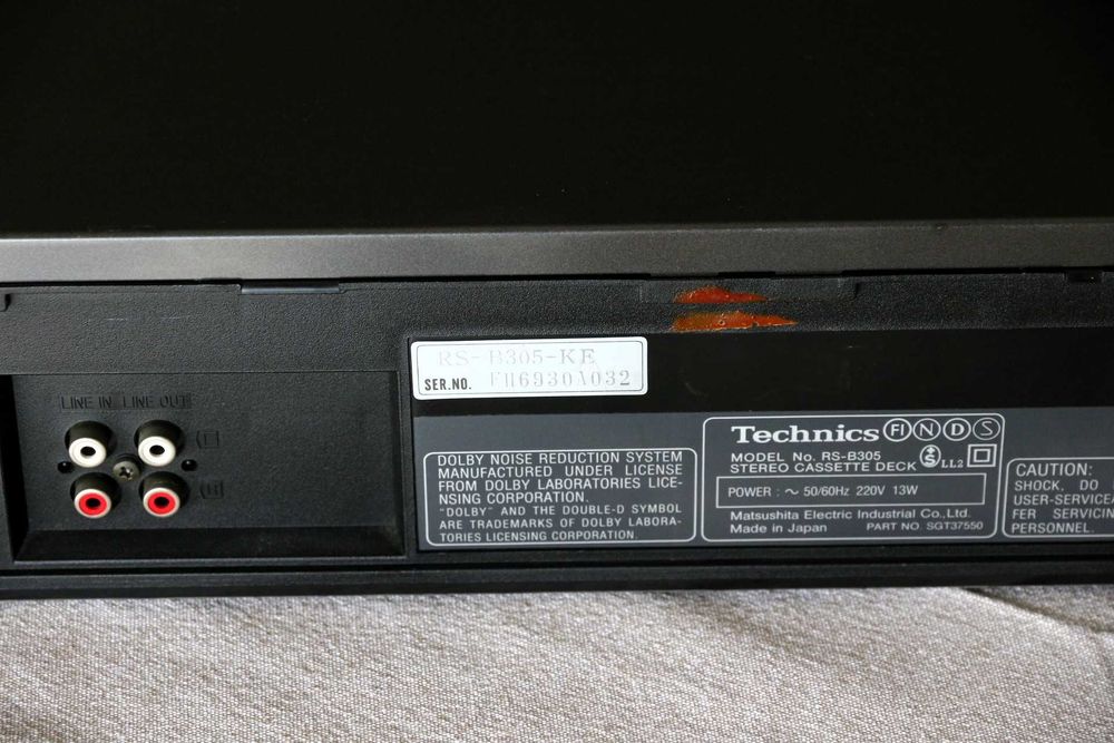 Technics Stereo Cassette Deck RS-B30564586163177987123