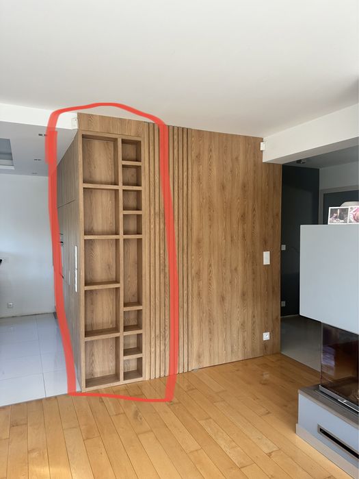 Nowoczesny regał do salonu