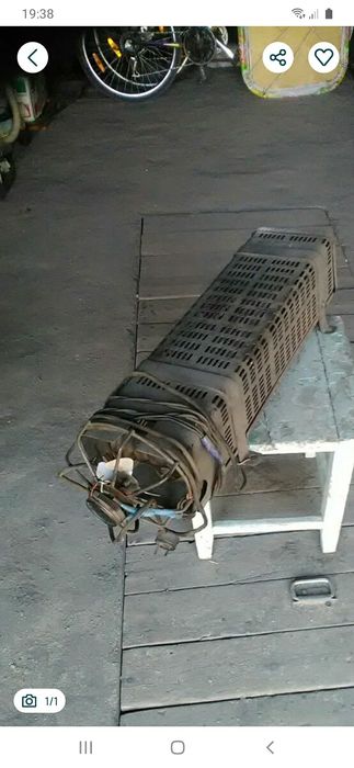 Обогреватель с электро транспорта модернизированный