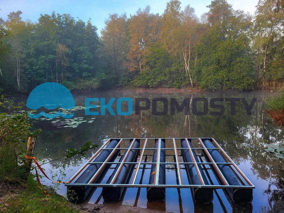 OD RĘKI - Pomost pływający, platforma pływająca, ponton 4x4m - 16mkw