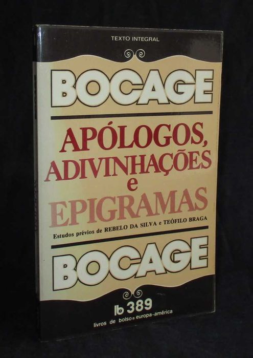 Book of Fables, Riddles, and Epigrams by Bocage