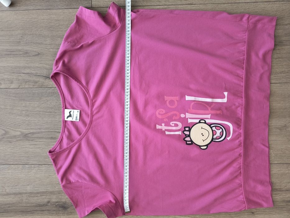 Bluzka ciążowa różowa 2xl-42/44