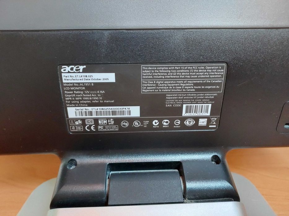 Monitor acer AL1951