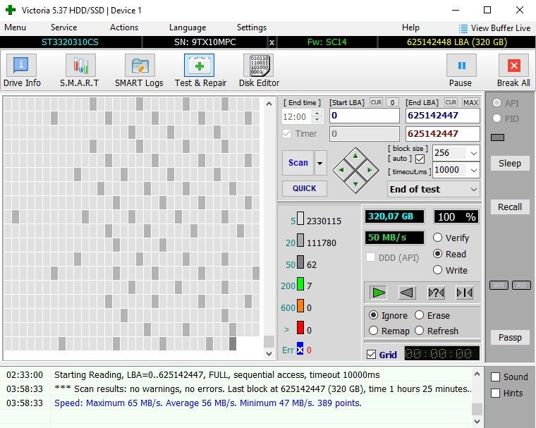 Dysk SATA 320GB Seagate Pipeline HD