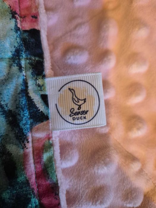 Kołderka obciążeniowa SensorDuck 3 kg 100x140  cm, roż + dodatki