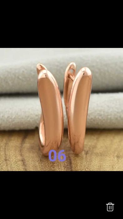 Сережки Xuping медичне золото