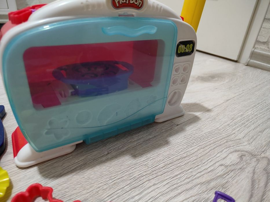 Duży zestaw PlayDoh dentysta, piekarnik