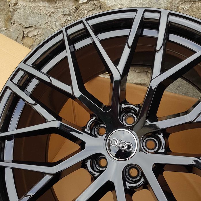 Диски НОВІ R21 Audi 5x112 Q7 SQ7 Q5 Q8 A6 A7 Black Ауді 21 Porsche Macan VW Touareg Tiguan Mercedes
