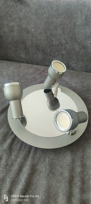 Żyrandol lustrzany LED SUFITOWY Lustro