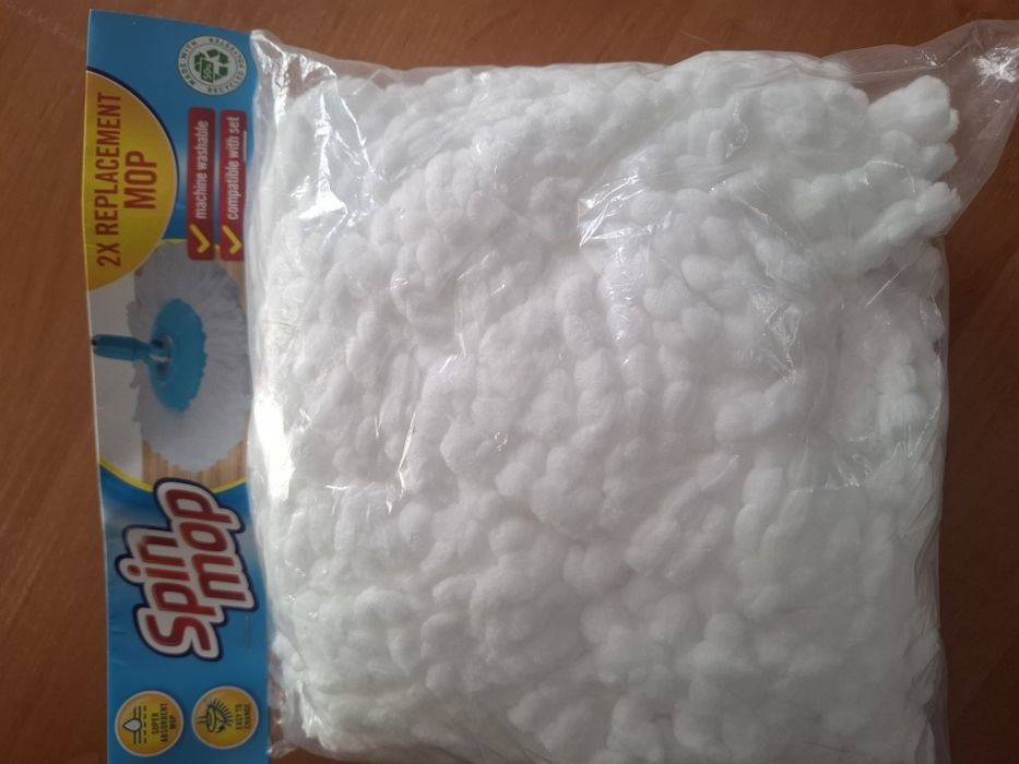 2 szt nowe mopy 100%poliester