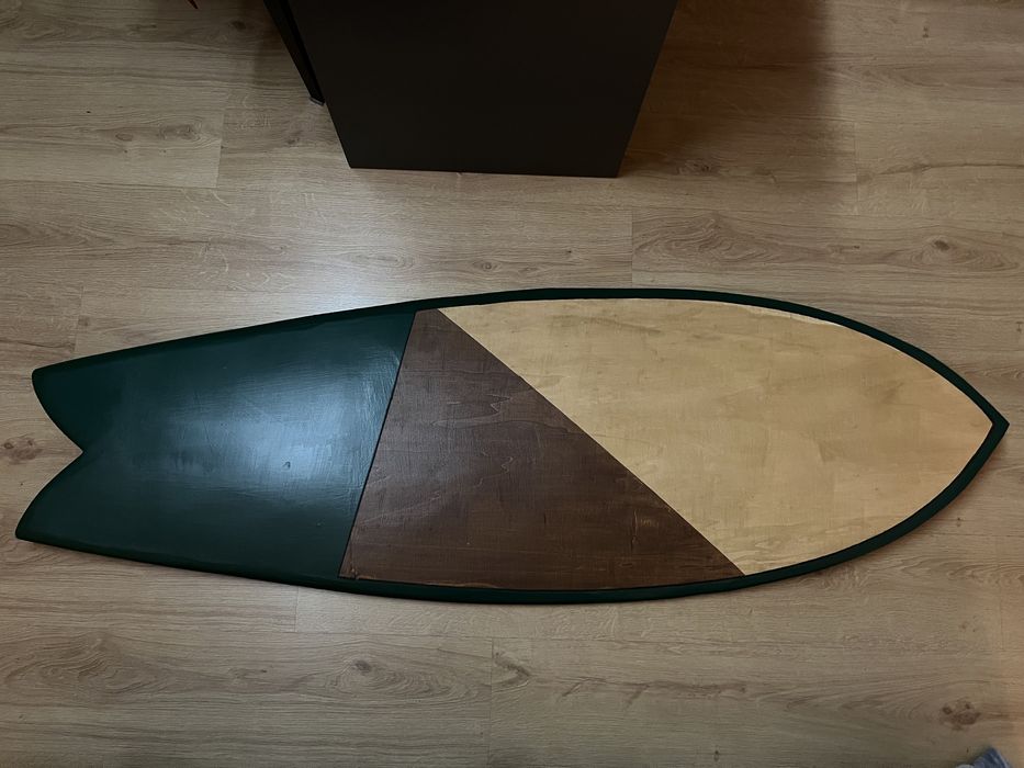 Fish Surf Board (wood,madeira)