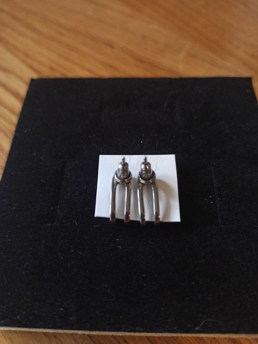 Męskie kolczyki ze stali nierdzewnej